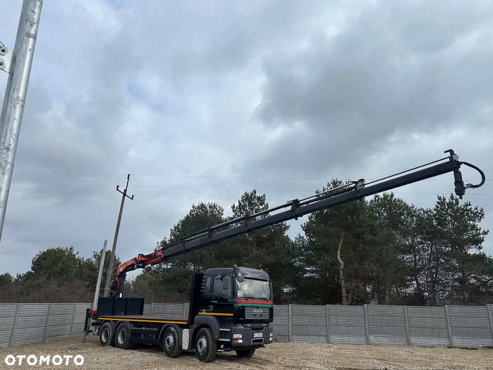 MAN TGA 32.400  8x4 z HDS Palfinger PK29002 + pilot - 10