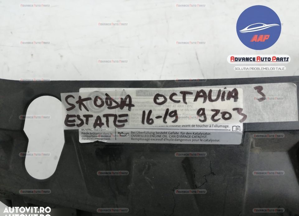 Grila centrala cod 5E0853653A - originala Skoda Octavia 3 [facelift] 2 - 5