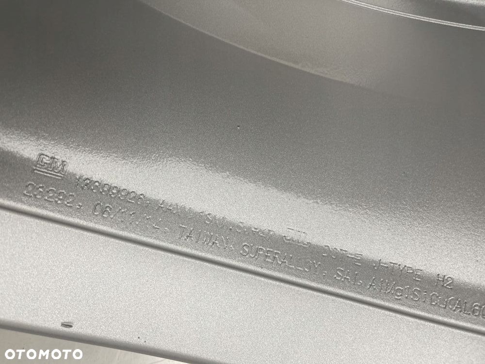 FELGI OPEL ADAM CORSA MERIVA 7,5J 18 ET47 4x100 13399926 - 7