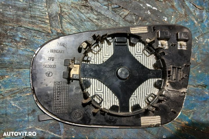 Sticla oglinda dreapta 563032 563032 Volkswagen VW Golf 6 [2008 - 201 - 2