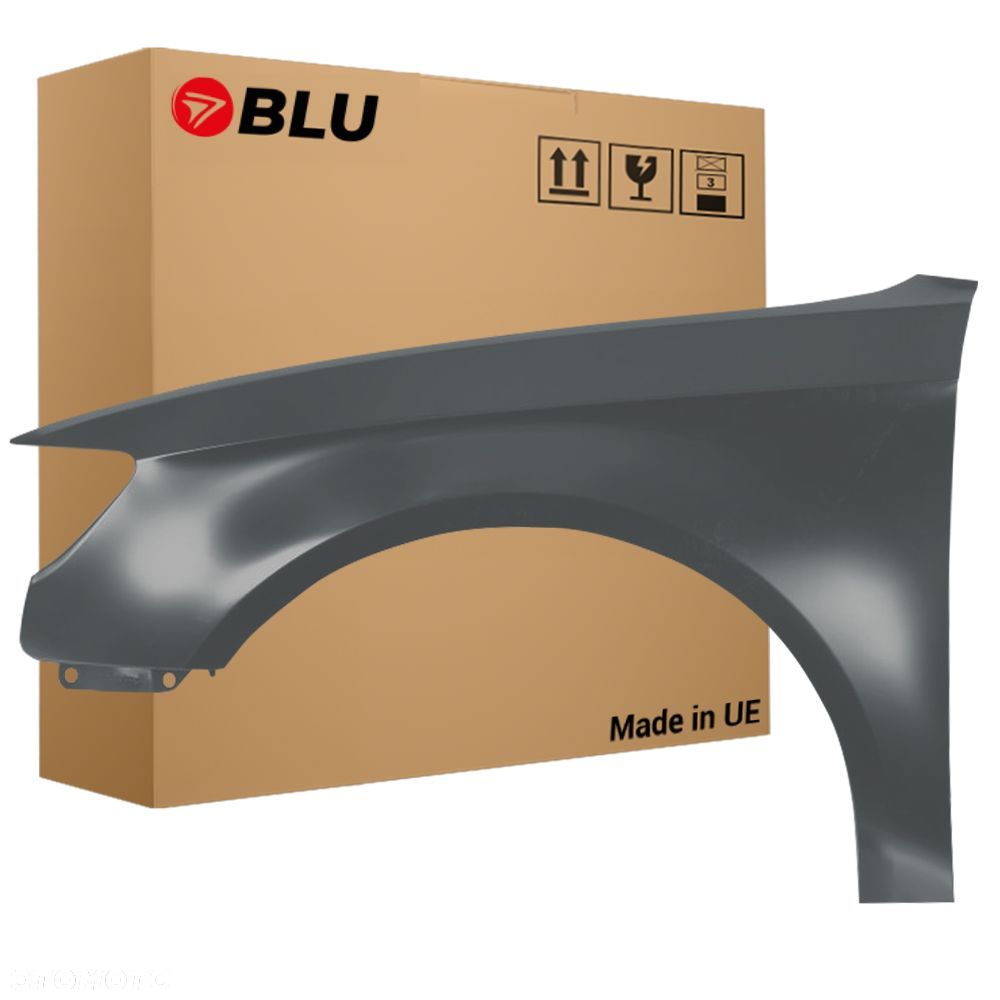 BLU Błotnik Audi A6 C7 LZ7S Lewy Srebrny 2011-2018 przód DaytonaGrau