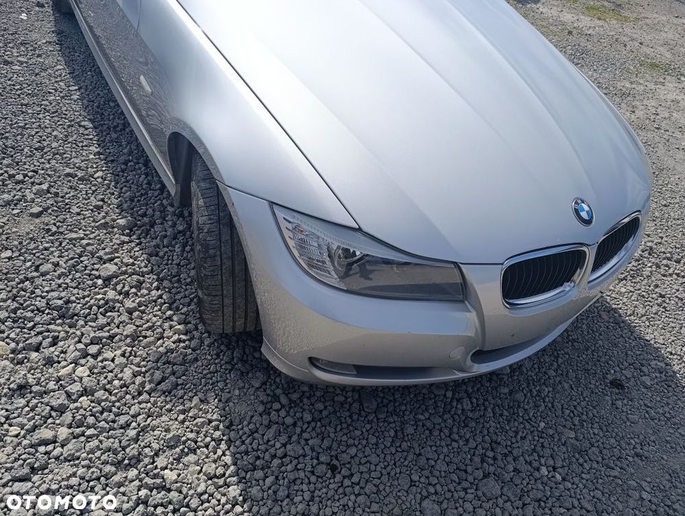 Przód kompletny BMW E90 E91 lift lci maska zderzak pas błotniki chłodnice 354 titansilber - 4