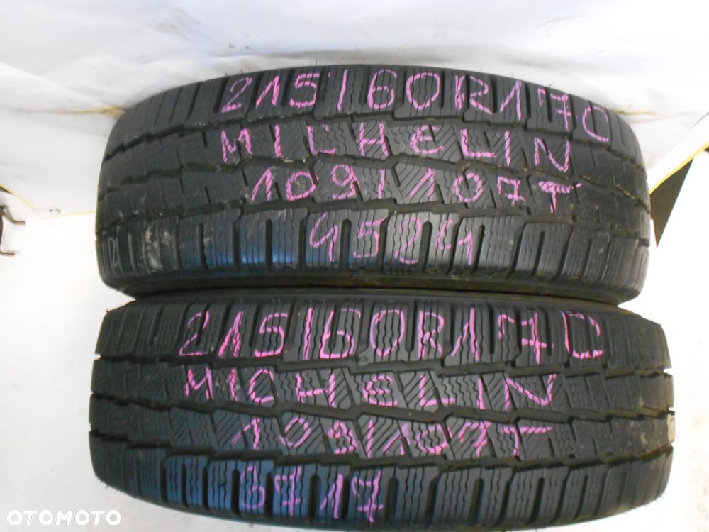 OPONY 215/60R17C MICHELIN AGILIS ALPIN DOT 4524 / 3717 10MM - 3