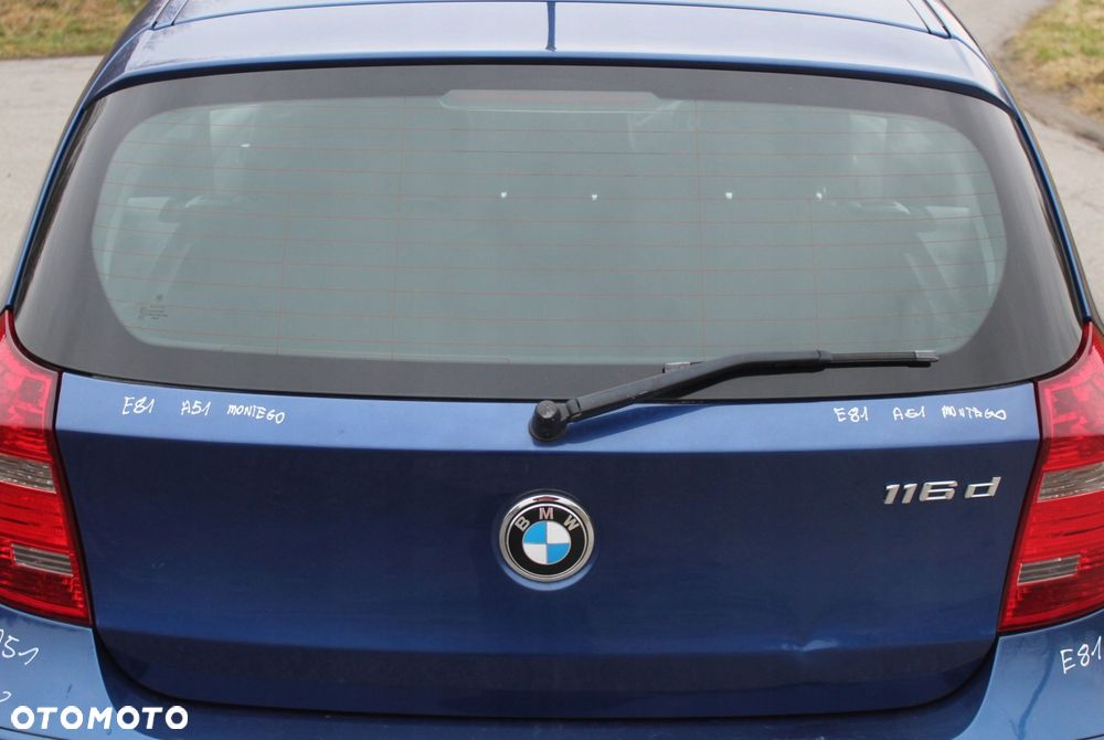 TYLNA KLAPA BAGAŻNIKA BMW 1 E81 E87 A51 MONTEGO - 1