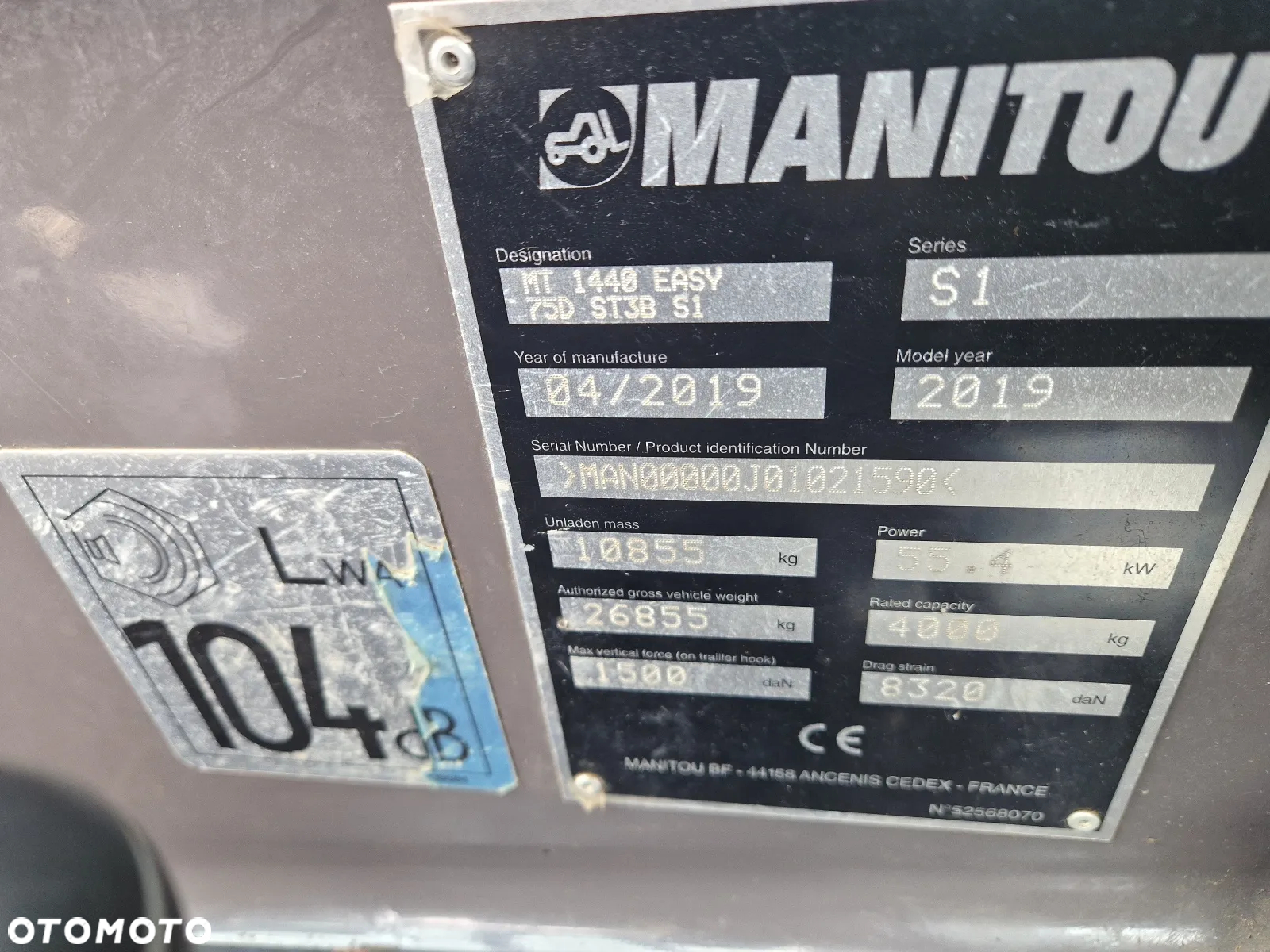 Manitou MT 1440 G104 jak JCB 540-140 - 10