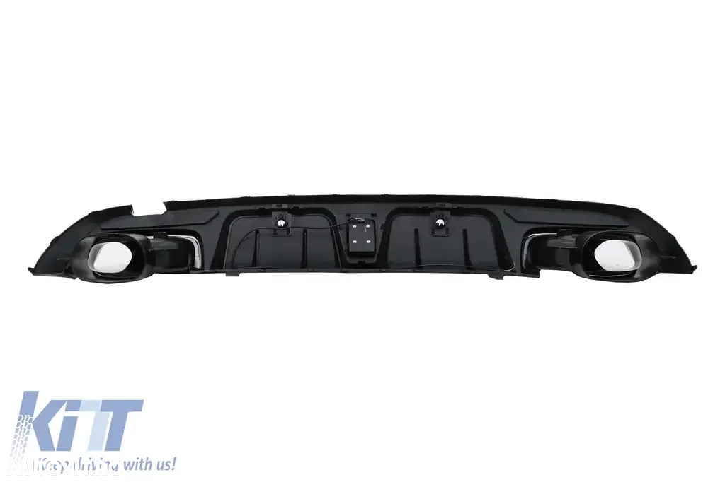 Difuzor Bara Spate compatibil cu Mercedes C-Class W205 S205 (2014-2020) pentru Sport Line - 7