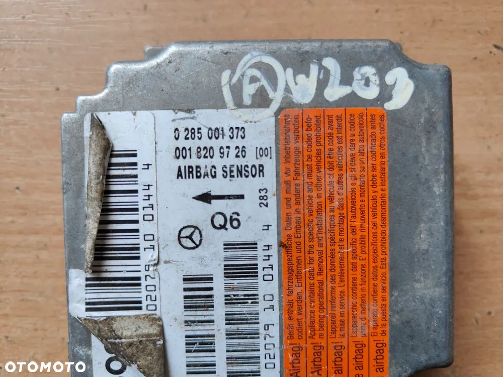 Sensor moduł AIR BAG Mercedes W203 0285001373 - 3