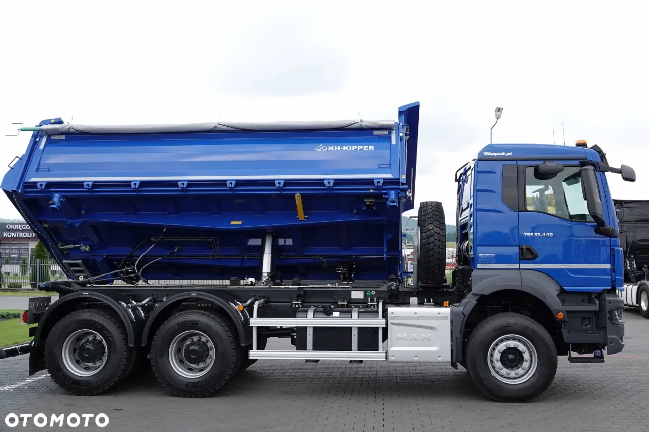 MAN TGS 33.440 / 6X4 / WYMIEŃ SWÓJ STARY NA NOWY / WYWROTKA 3 STRONNA / HYDROBURTA / BORDMATIC / KH-KIPPER / FABRYCZNIE NOWY / DOSTĘPNY OD RĘKI - 13