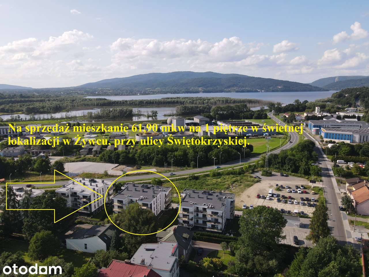 Mieszkanie 61,90 mkw na 1 piętrze w świetnej lokalizacji w Żywcu.