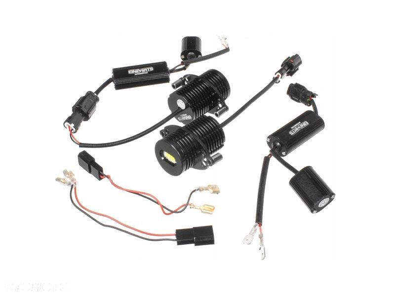 Marker Led 2x 80w Diody Cree Ringi Angel reflektor Lampa Xenon BMW 3 e90 91 - 4