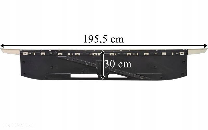 volvo fm4 atrapa górna grill panel maski 82431911 84081698 84162403 - 2