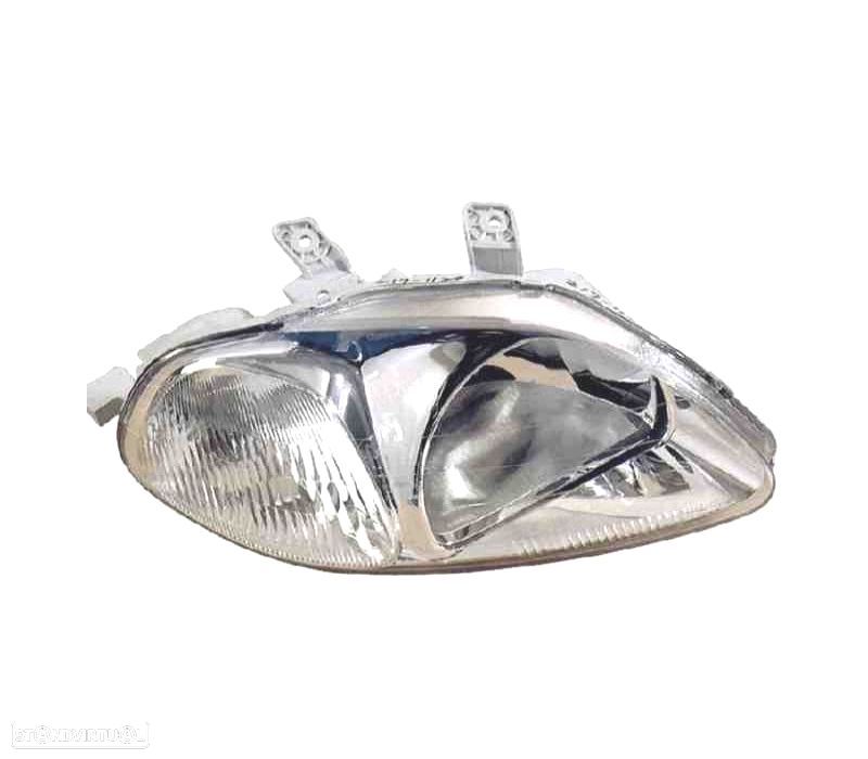 FAROL OPTICA DIREITO PARA HONDA CIVIC COUPE 95-01 CROMADO - 1