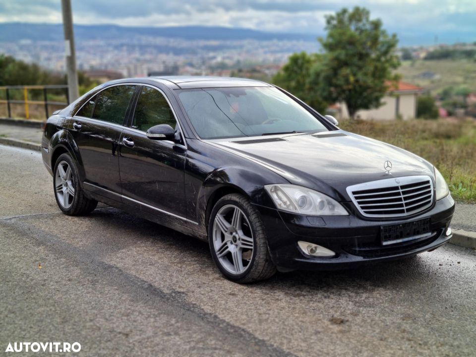 Plansa bord si kit airbag complet mercedes s class w221 volan stanga s320 s350 - 3