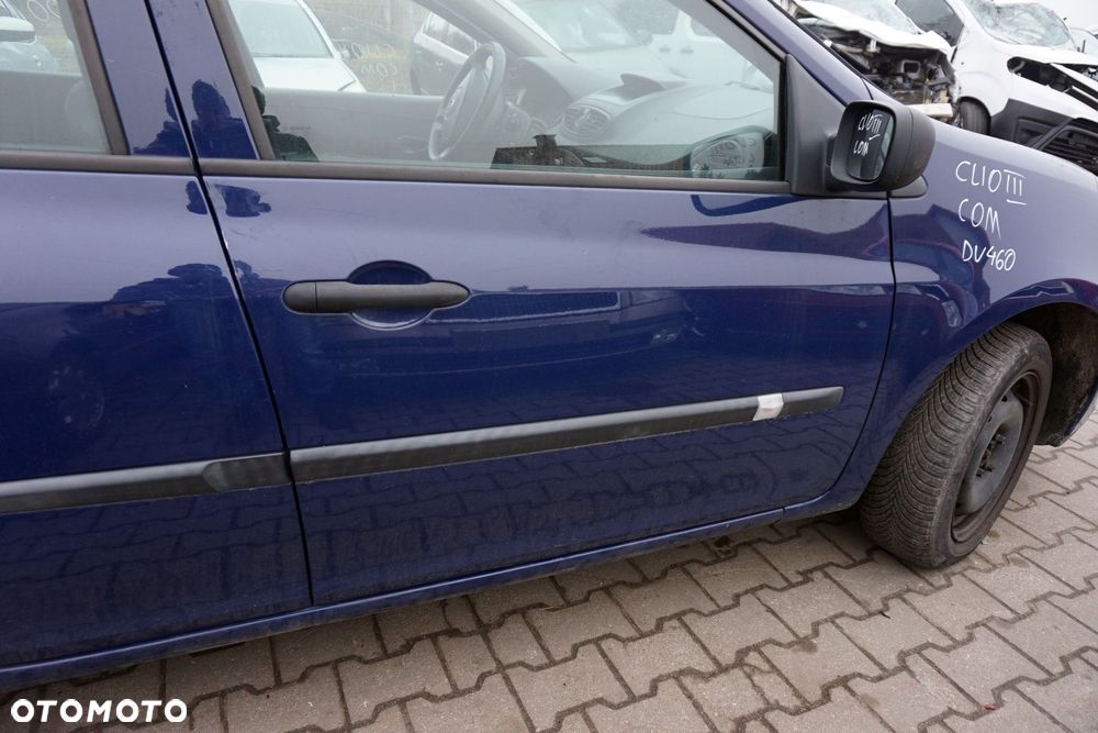 DRZWI PRZEDNIE PRAWE CLIO III PH1 KOMBI OV460  GRANATOWY RENAULT 2005-2009 - 2