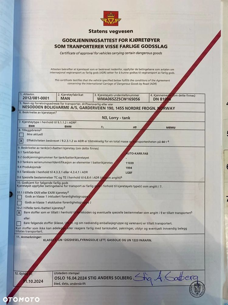 MAN TGS 18.360 / CYSTERNA / PALIWA + OLEJE / ADR / EURO 5 / 11M3 / 3 KOMORY / KABINA SYPIALNIANA / 1WŁ - 41