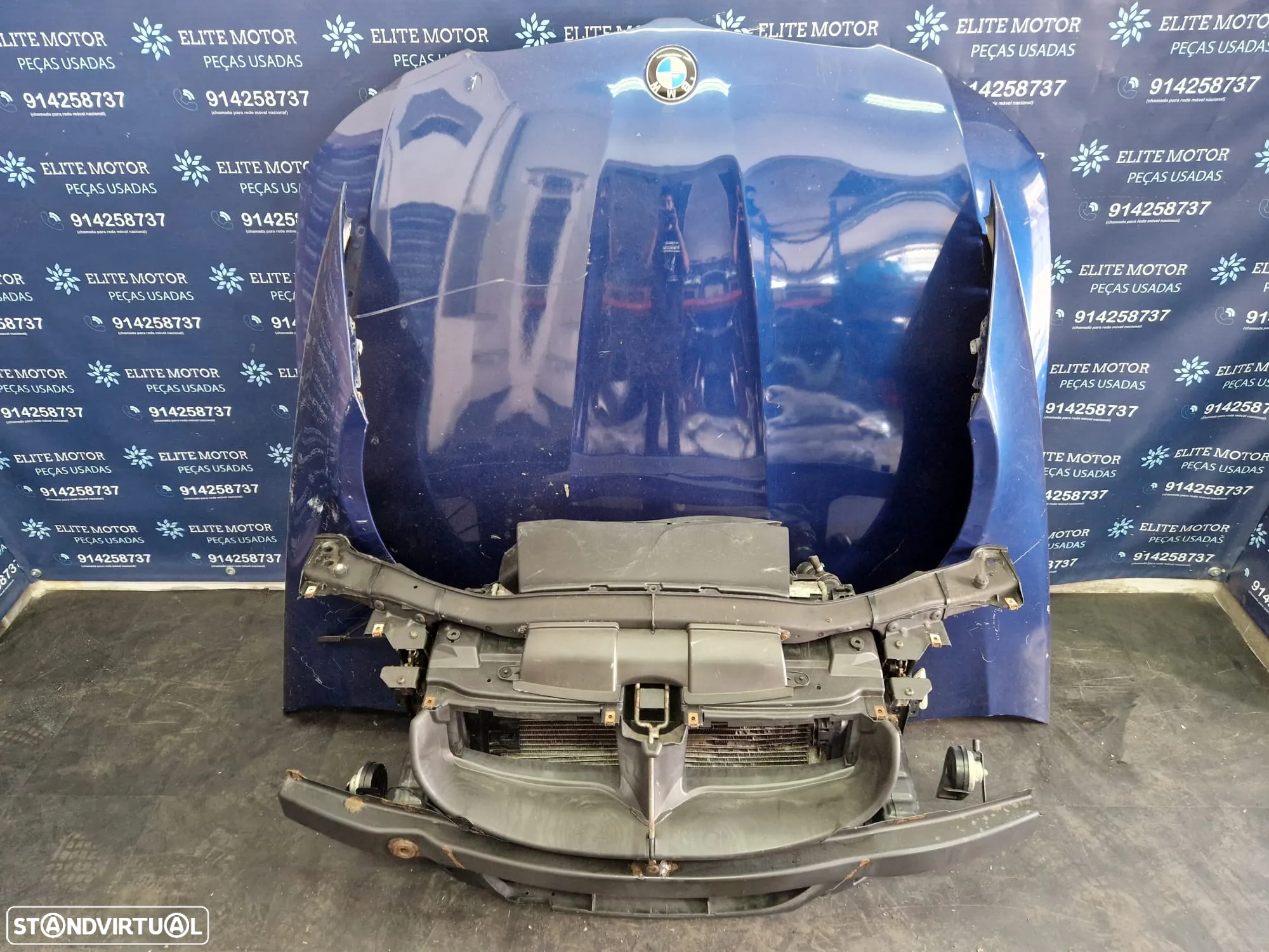 Frente completa usada BMW E90 E91 LCI PACK M 320D capot parachoques guardalamas oticas radiador 318d - 8