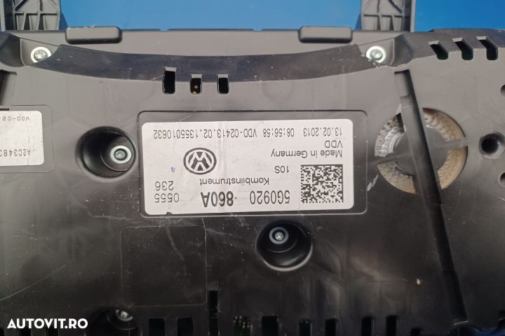 Ceasuri bord 5G0920860A Volkswagen VW Golf 7 [2012 - 2017] Hatchback - 7