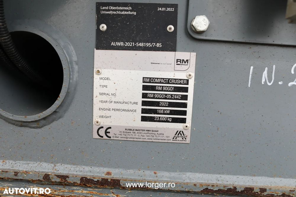 Rubbel master RM90GO! cu instalatie Mobila de sortare RM MS95GO - 18