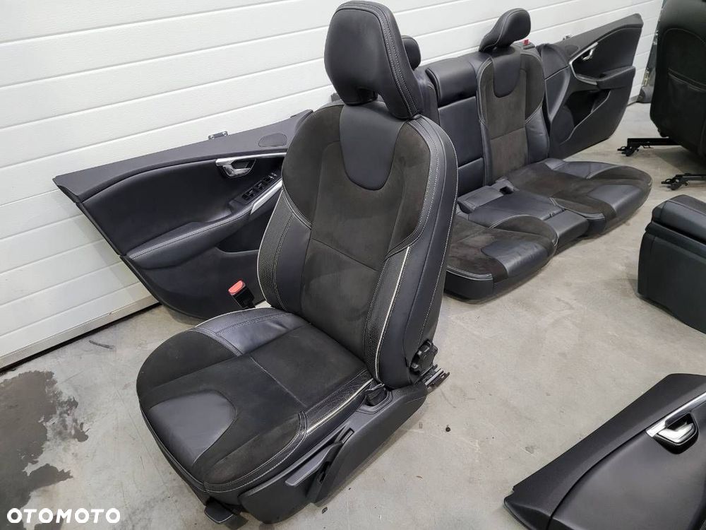 WNĘTRZE FOTELE KANAPA BOCZKI TUNEL KOMPLET PÓŁSKÓRA VOLVO V40 II EU - 13