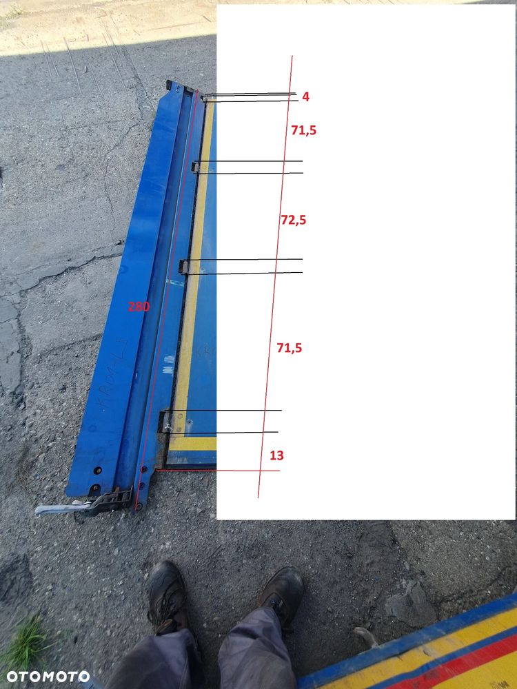 Słupek Drzwi Lewy Krone 280 cm