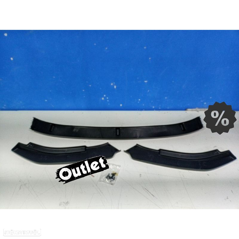 C010881C2 SPOILER LIP VOLKSWAGEN VW GOLF 6 08-12 PRETO BRILHANTE - 4