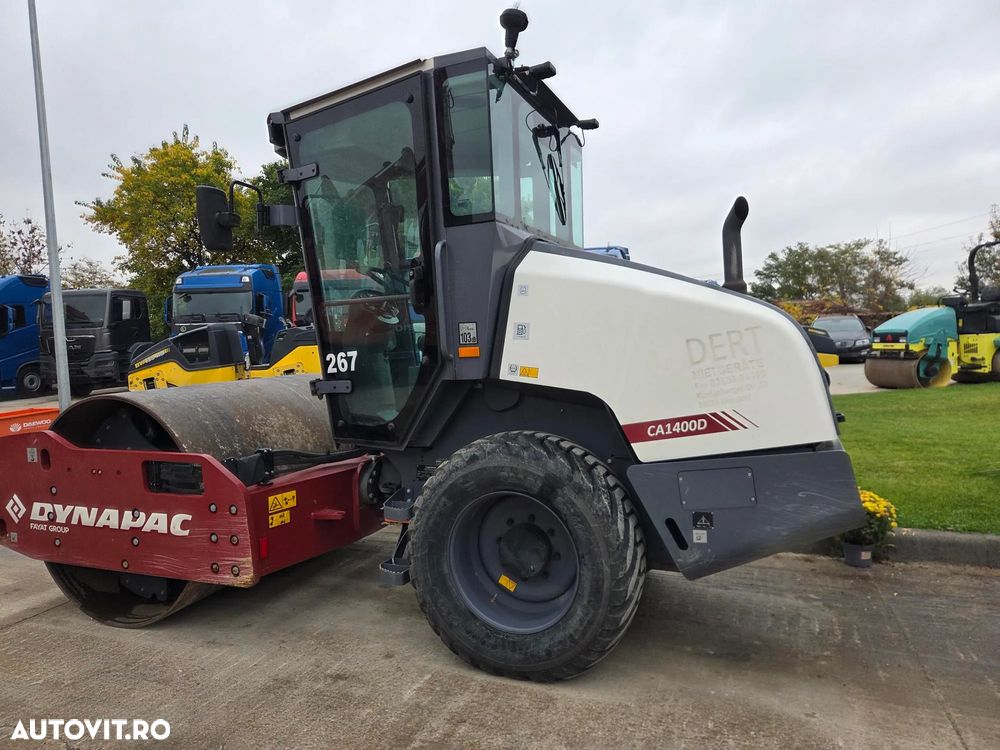 Dynapac CA1400, 7,7 tone, 2022, 317h, latime tambur 1,7m, cabina inchisa cu Aer conditionat, motor KUBOTA 75CP, lungime 4,5m, inaltime 2,7m, Certificat CE, produs in SUEDIA, posibilitate leasing 4 ani-PROMOTIE 53.900 Eur+Tva - 5
