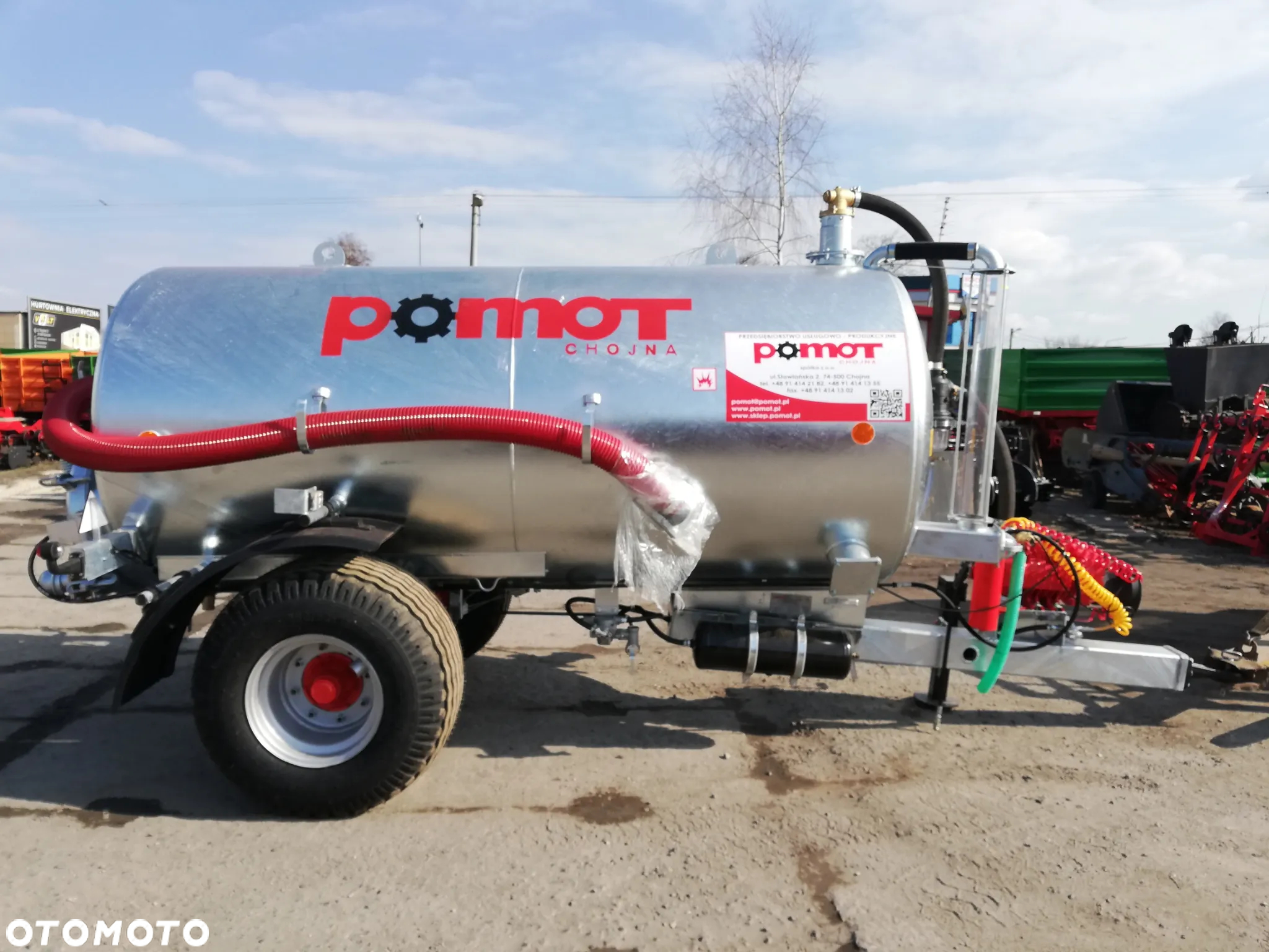Inny Wóz Asenizacyjny POMOT T507/3 - 4000 litrów - 2