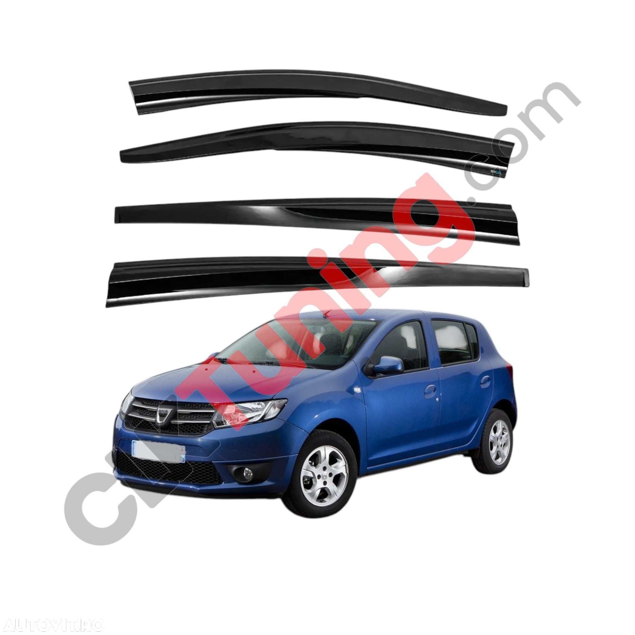 paravanturi geamuri cu prindere pe exterior pentru Dacia Sandero 2 - 1