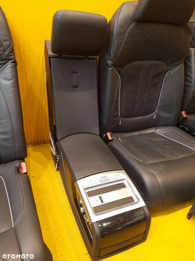 BMW 7 G12 LONG FOTEL FOTELE BOCZKI TUNEL PLASTIKI OSLONA KOMPLET - 9