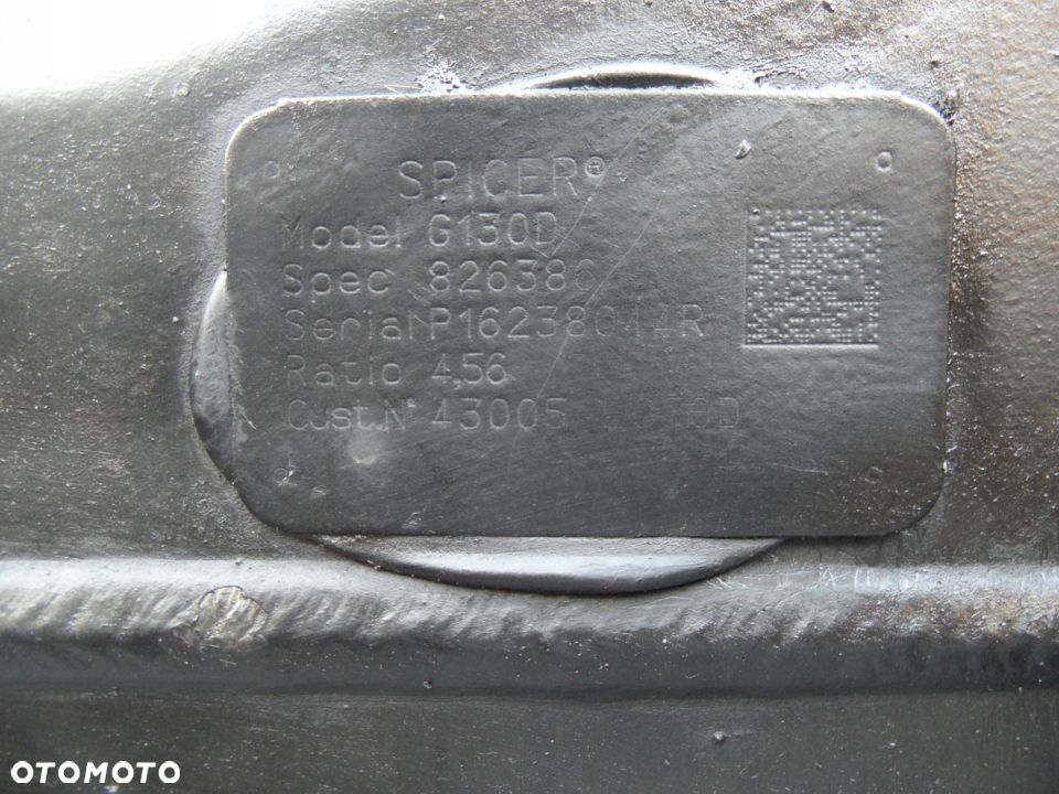 MOST TYŁ TYLNY NISSAN NT500 NT-500 4.56 41/9 G130D - 2