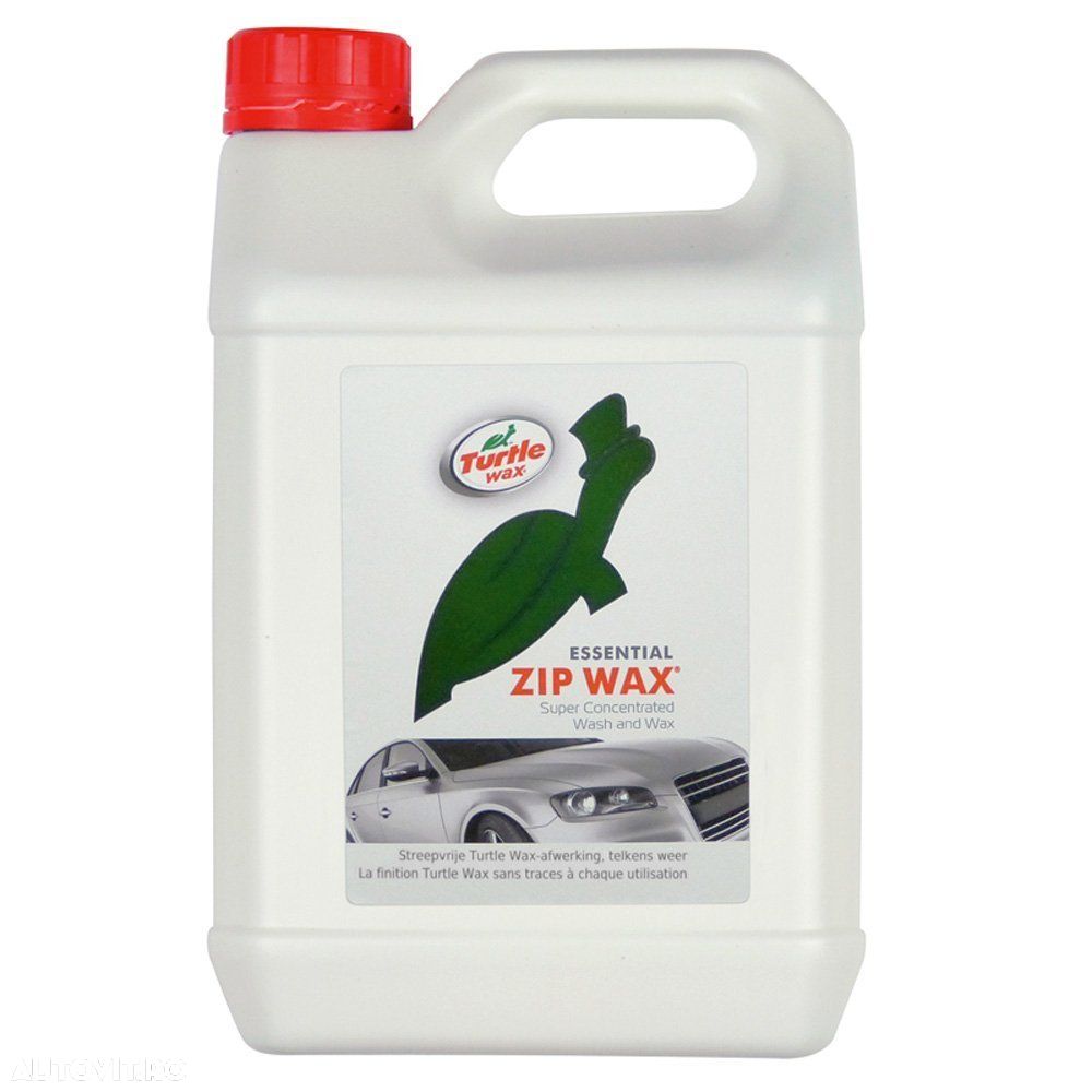 Sampon auto concentrat, cu ceara Turtle Wax Essential Zip Wax FG7999, 2.5L - 1