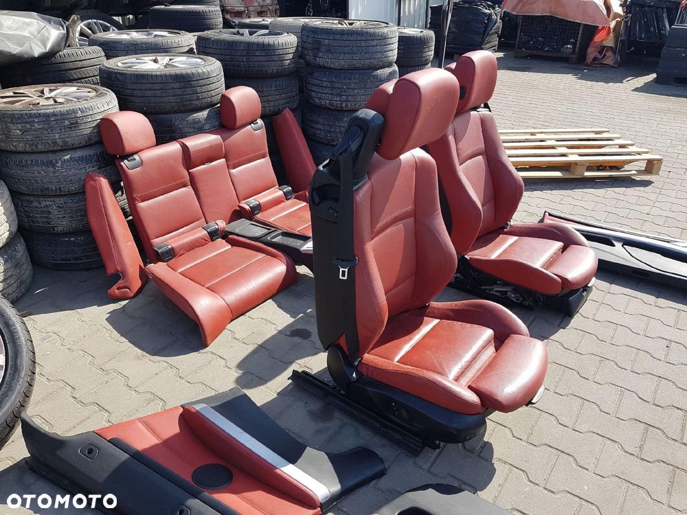 BMW 3 E93 CABRIO 06-13r FOTELE SKÓRZANE KANAPA - 7