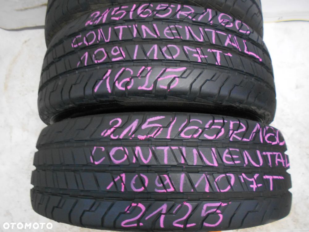 OPONY 215/65R16C CONTINENTAL CONTIVANCONTACT 100 DOT 2125 10MM - 3