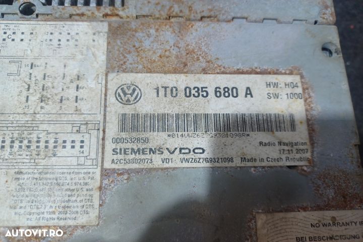 Navigatie auto 1T0035680A Volkswagen VW Passat B6 [2005 - 2010] wagon - 4