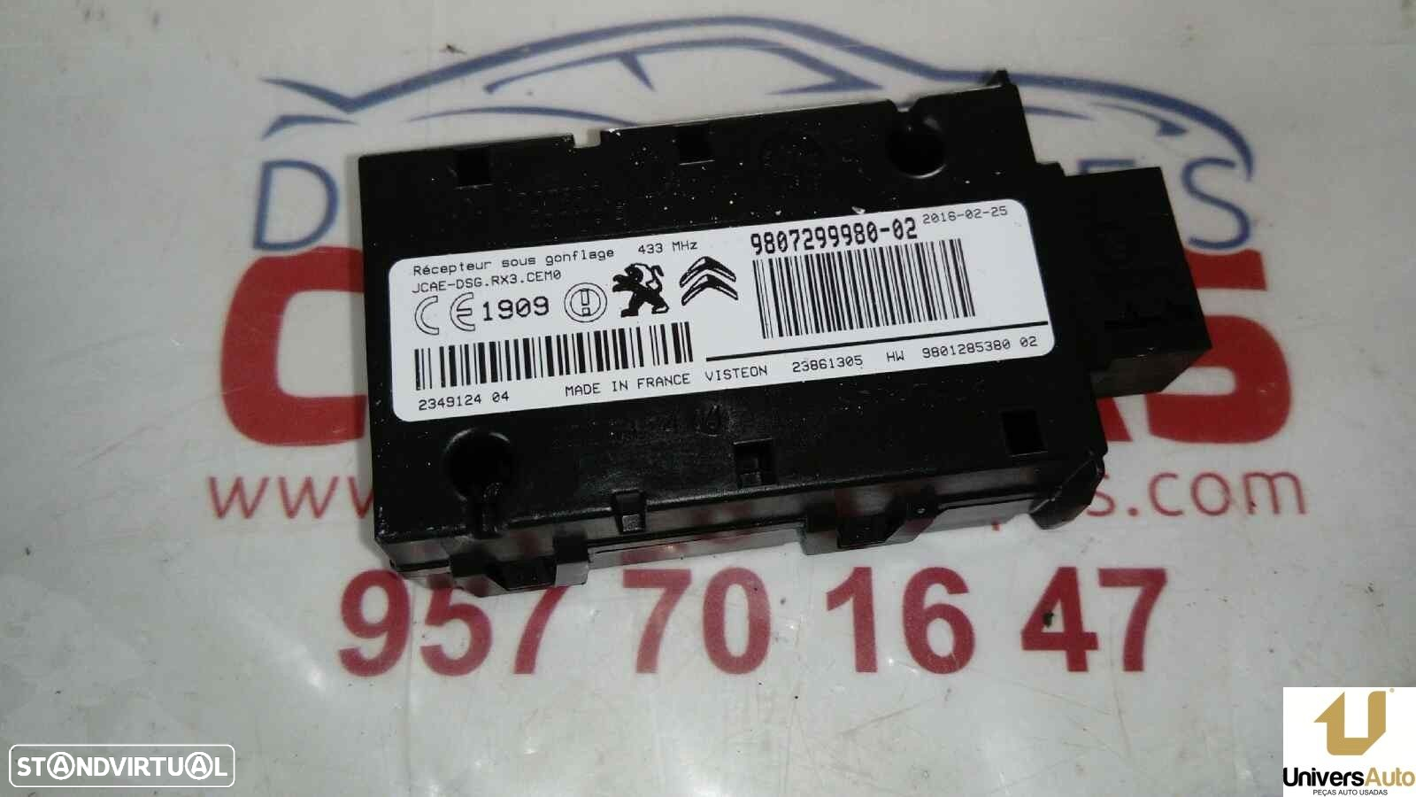 MODULO ELECTRONICO CITROEN C4 II 2016 -980729998002 - 4