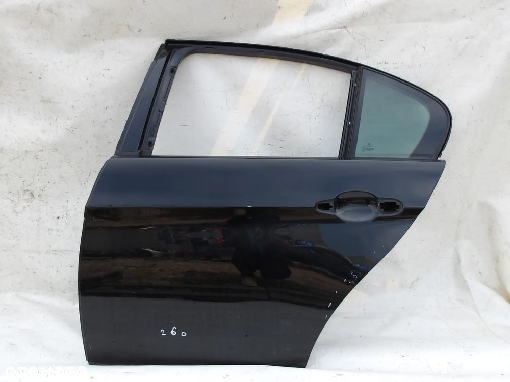 DRZWI LEWE TYŁ TYLNE BMW E90 BLACKSAPPHIRE F-VAT - 1