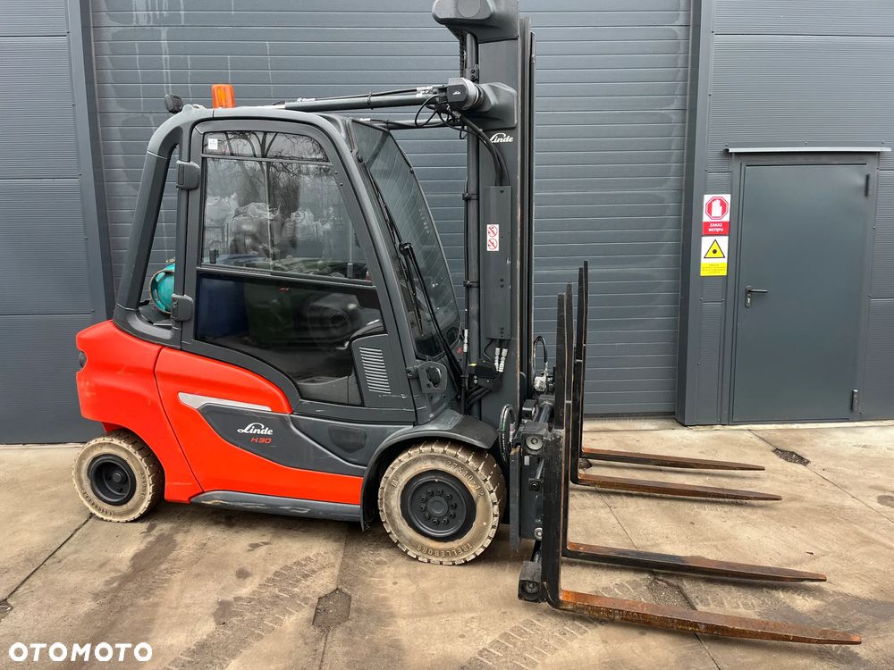 Linde H30 H25 H35 Gaz LPG Paletyzer na 2 palety, pełna kabina - 7