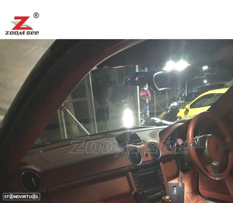KIT COMPLETO 19 LAMPADAS LED INTERIOR PARA PORSCHE CAYMAN 987 05-12 - 2