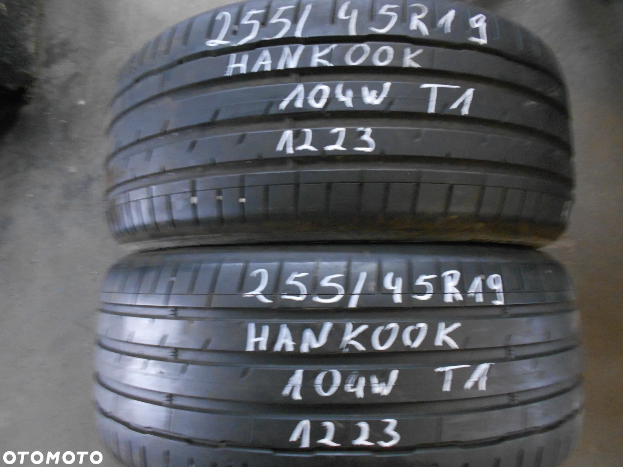 OPONY 255/45R19 HANKOOK VENTUS S1 EVO3 T1 DOT 1223 6.2MM - 1
