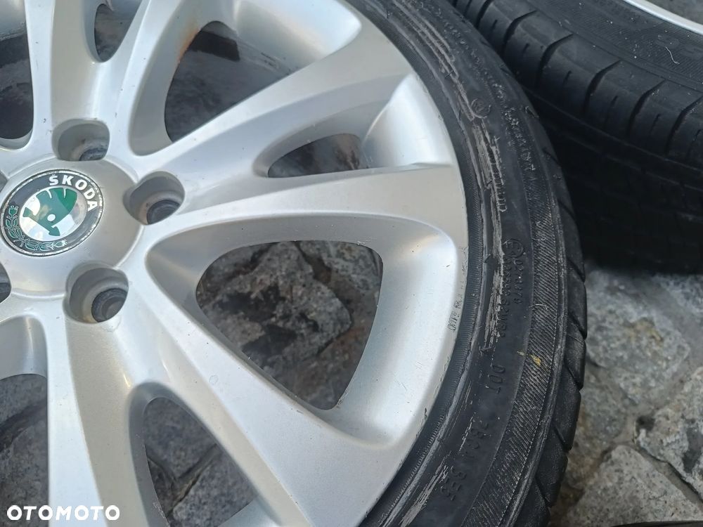 Felgi Aluminiowe 17 Skoda Superb 2 II 5x112 ET49 3T0601025D Koła Seat Audi VW 7,5Jx17H2 - 18