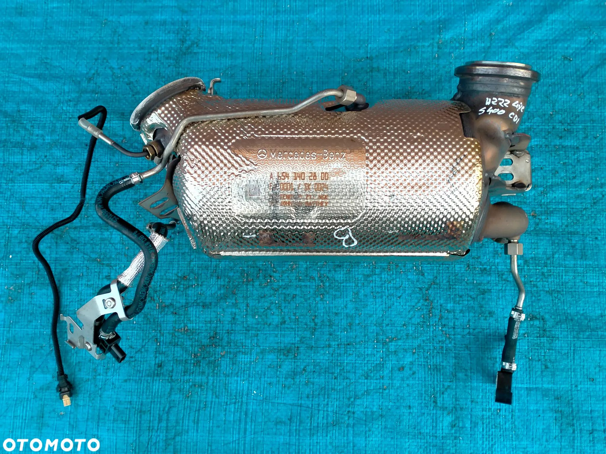 MERCEDES S W222 / A6541402800 / DPF FAP ADBlue Filtr Cząstek Stałych Katalizator / ORYGINAŁ - 1