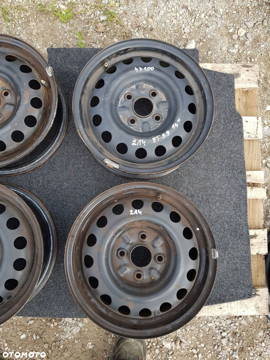 FELGI STALOWE TOYOTA AYGO CITROEN 4.5 x 14 4X100 ET39 2140679 - 3