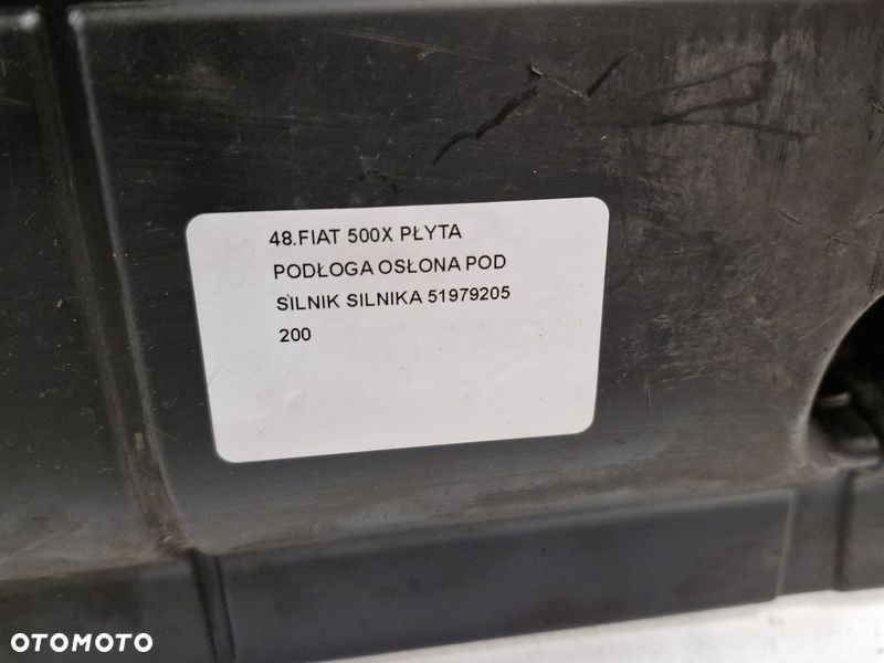 FIAT 500X PŁYTA PODŁOGA OSŁONA POD SILNIK SILNIKA 51979205 - 7