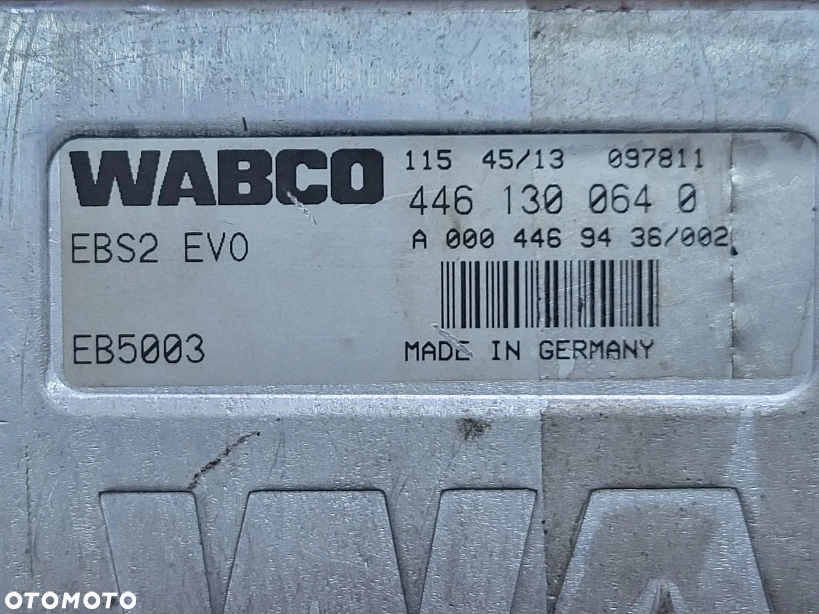 Komputer Sterownik EBS2 A0004469436 MERCEDES ACTROS EURO 5 - 3