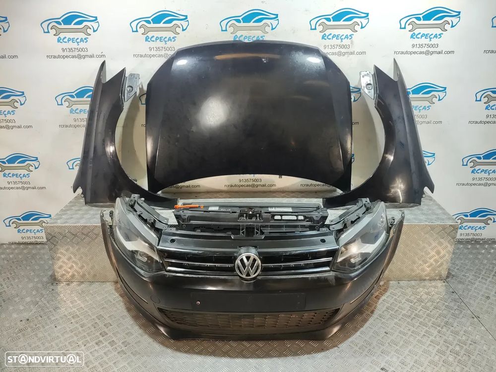 Frente Completa VW Volkswagen Polo V | MK5 - 6R | 6C - Parachoques | Parachoque | Grelha | Grelhas | Otica | Oticas | Guarda Lamas | Lama | Capo | Capot | Reforço | Fibra | Radiador | Ventilador | Radiadores | Para-choques - 25