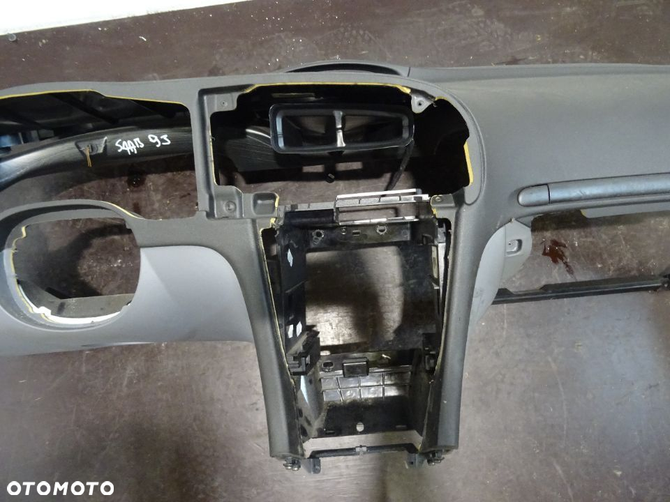 SAAB 93 II SEDAN 02-06 DESKA KONSOLA KOKPIT PODUSZKA KIEROWCY PASY - 4