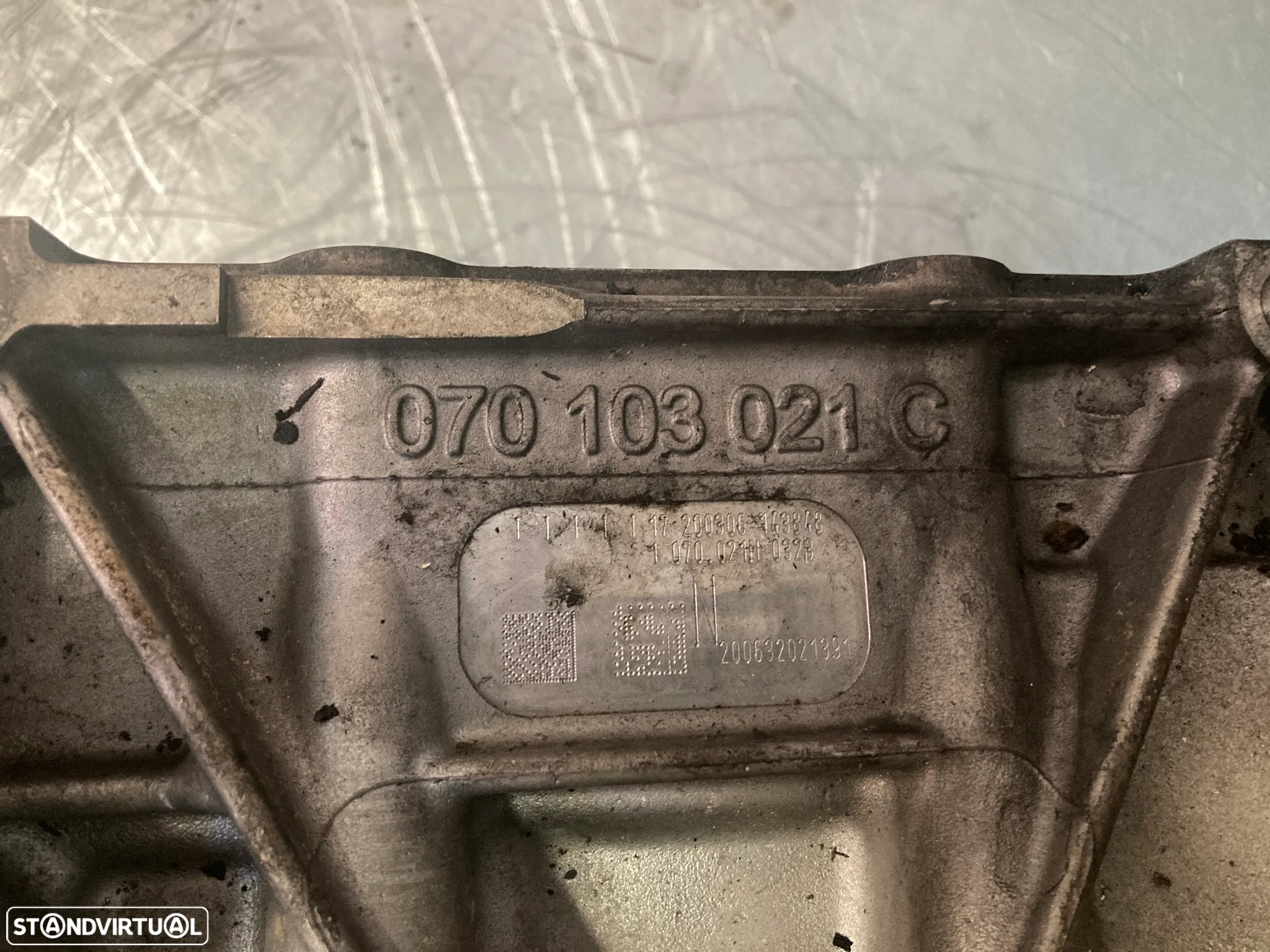 BLOCO DO MOTOR COM CAMBOTA VOLKSWAGEN TOUAREG / TRANSPORTER 2.5TDI BAC AXE 070103021C - 6