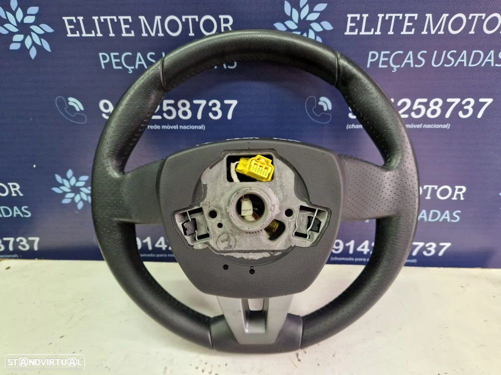 Volante usado pele com airbag SEAT LEON 1P FACELIFT ALTEA TOLEDO multifunções ALTEA - 5