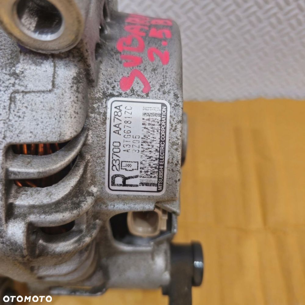 subaru outback iv 4 2.5b alternator - 5