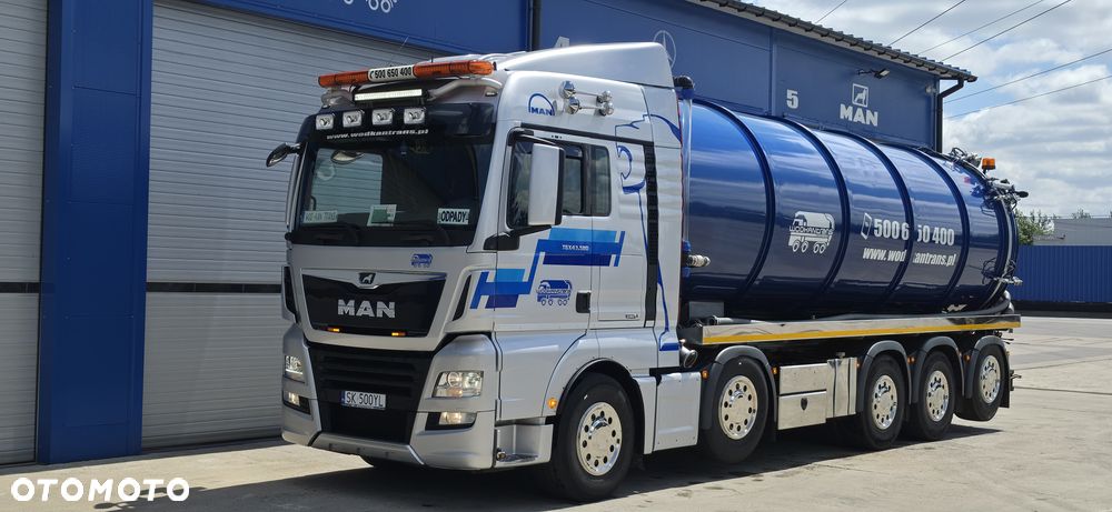 MAN TGX 43.580 10x4 asenizacyjny cysterna 32m3 DEMAG beczka zabudowa 2024 - 3
